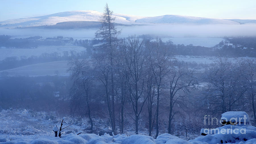 Freezing mist and snow - Ben Rinnes Photograph by Phil Banks