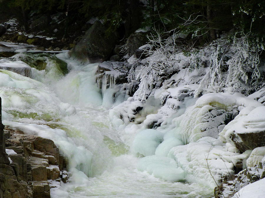 Freezing River Photograph by Lyuba Filatova