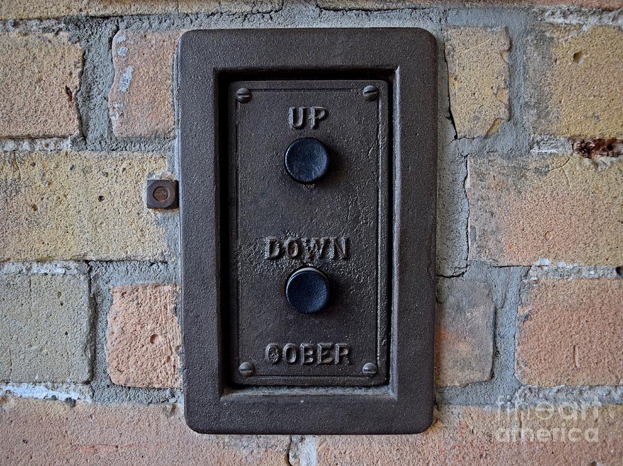 Freight elevator buttons Photograph by Ben Schumin - Fine Art America