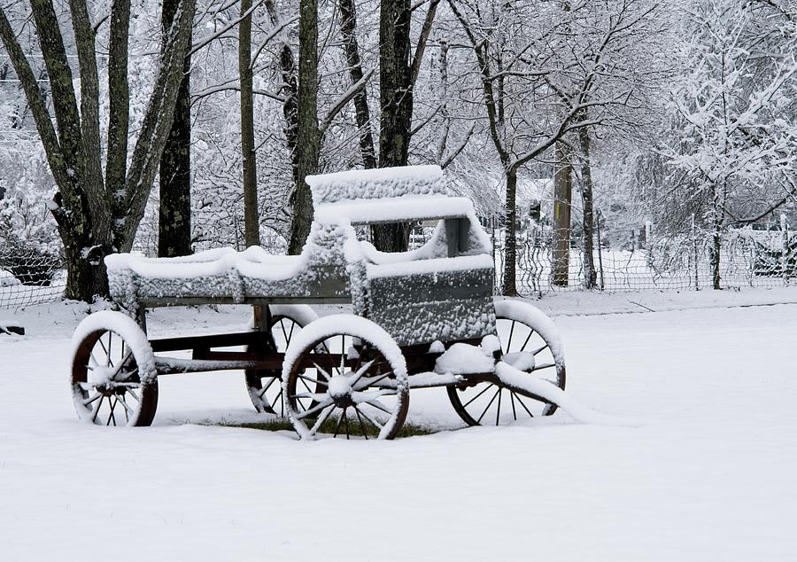 Freight wagon in the snow 3 Photograph by Douglas Barnett - Fine Art ...