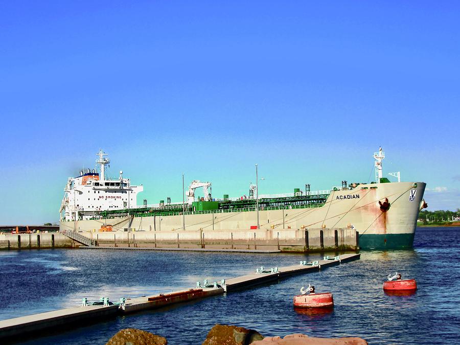 Freighter Photograph by Stephanie Moore