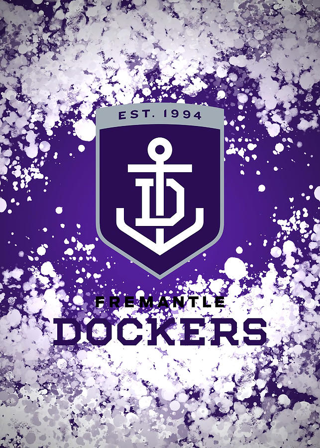 Fremantle Dockers Poster Hawdon Images Tapestry - Textile by Robert ...