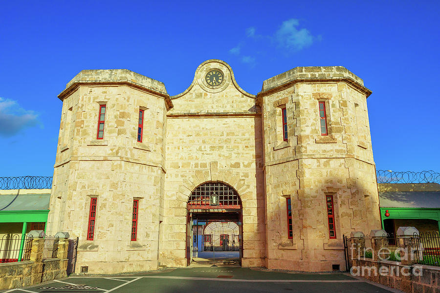 Fremantle prison facade Photograph by Benny Marty