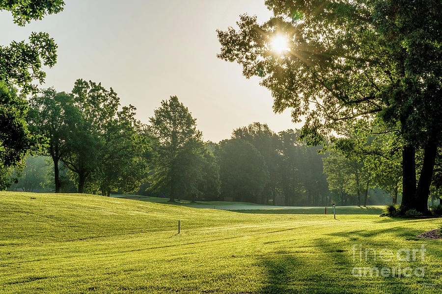 Fremont Hills Golf Golden Morning Photograph by Jennifer White