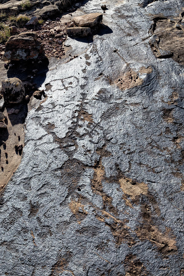 Fremont Petroglyph Panel on Bedrock  Photograph by Kathleen Bishop