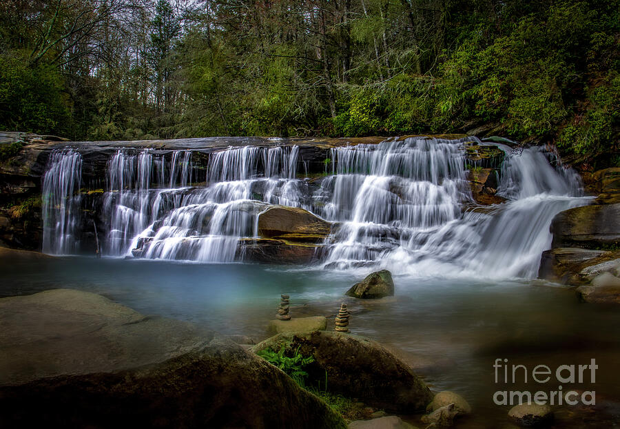 French Broad Falls at Living Waters Photograph by Shelia Hunt