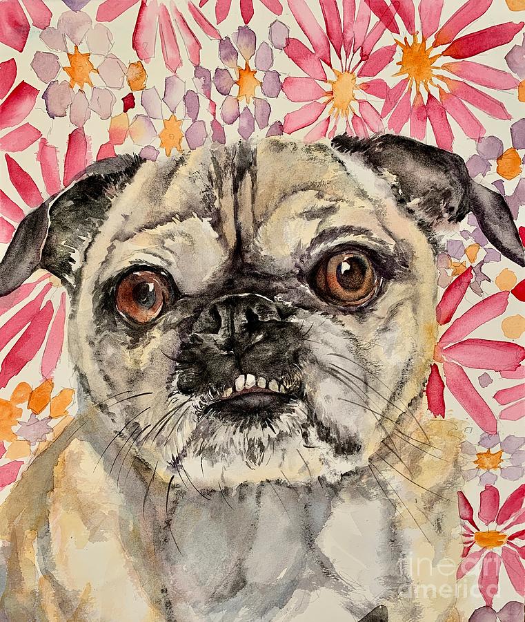 French Bulldog Painting by Liana Yarckin