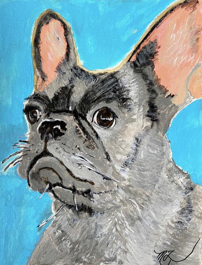 French Bulldog Painting by Melody Fowler