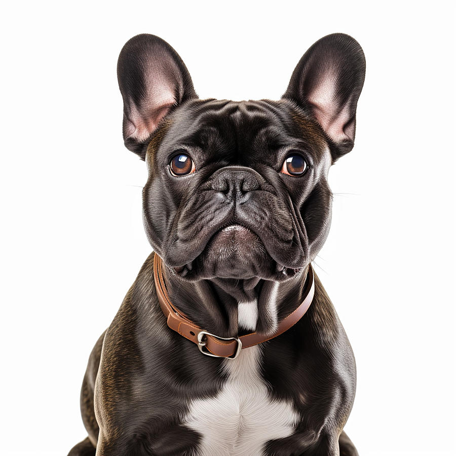 Dog Photograph - French Bulldog Purebred Dog Closeup by Good Focused
