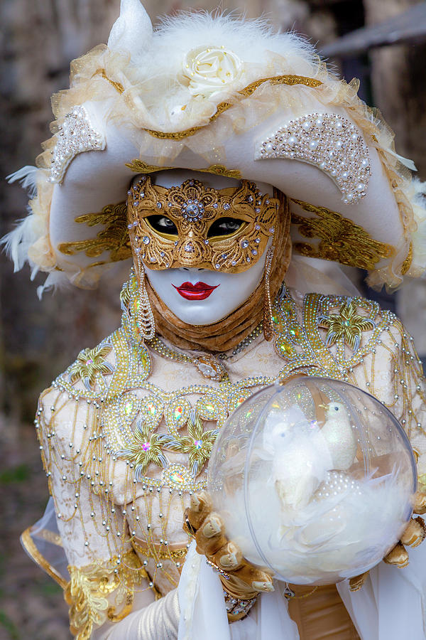 French Carnaval in Perouges - 1 Photograph by W Chris Fooshee
