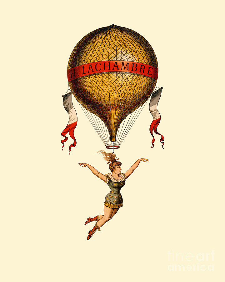 Magician Digital Art - French circus acrobat by Madame Memento