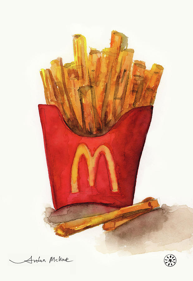 French Fries Painting by Anton Maliar - Fine Art America