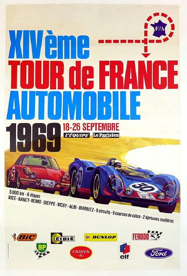 French Grand Prix poster Poster Digital Art by Kailani Smith - Fine Art ...