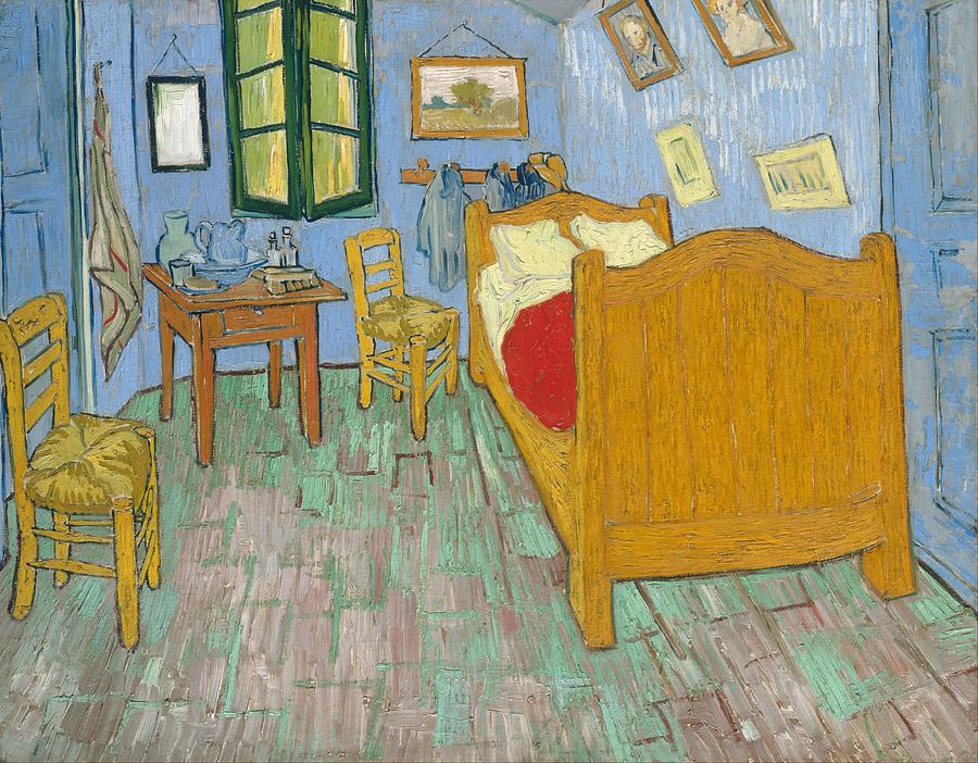 Vincent Painting - The bedroom #9 by Vincent van Gogh