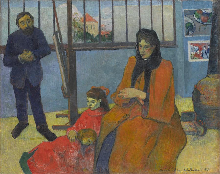 Paul Painting - Schuffeneckers Studio #3 by Paul Gauguin