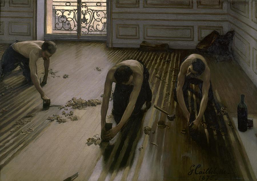 Floor Painting - The Floor Scrapers #5 by Gustave Caillebotte