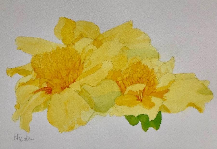 French Marigold Painting
