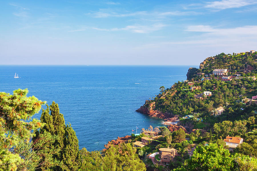 French Mediterranean Coastline Photograph by Tatiana Travelways