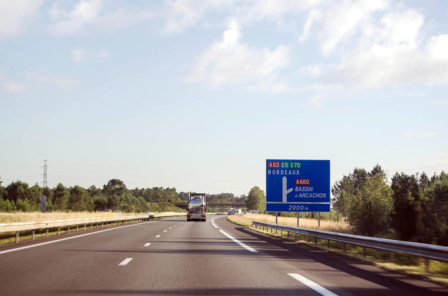 French motorway Photograph by David Crespo