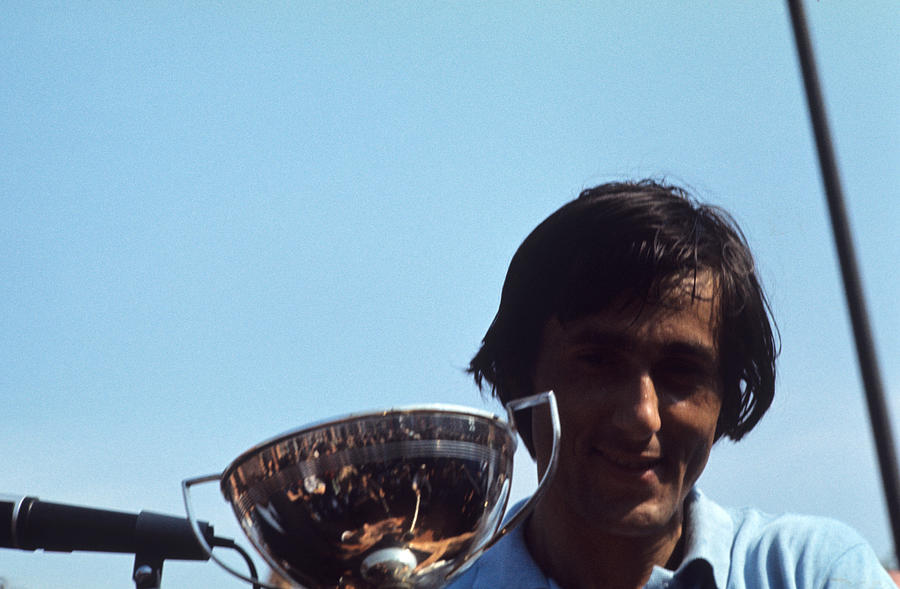French Open: Nicola Pilic - Ilie Nastase Photograph by Ina