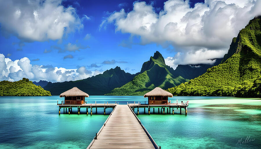 French Polynesia Digital Art by Mellow Art French Polynesia Digital Art by Mellow Art