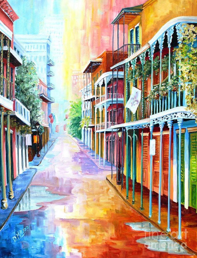French Quarter Dawn Painting by Diane Millsap