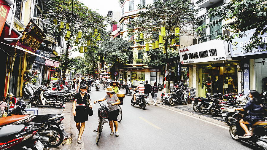 French Quarter in Hanoi Photograph by Alexey Stiop