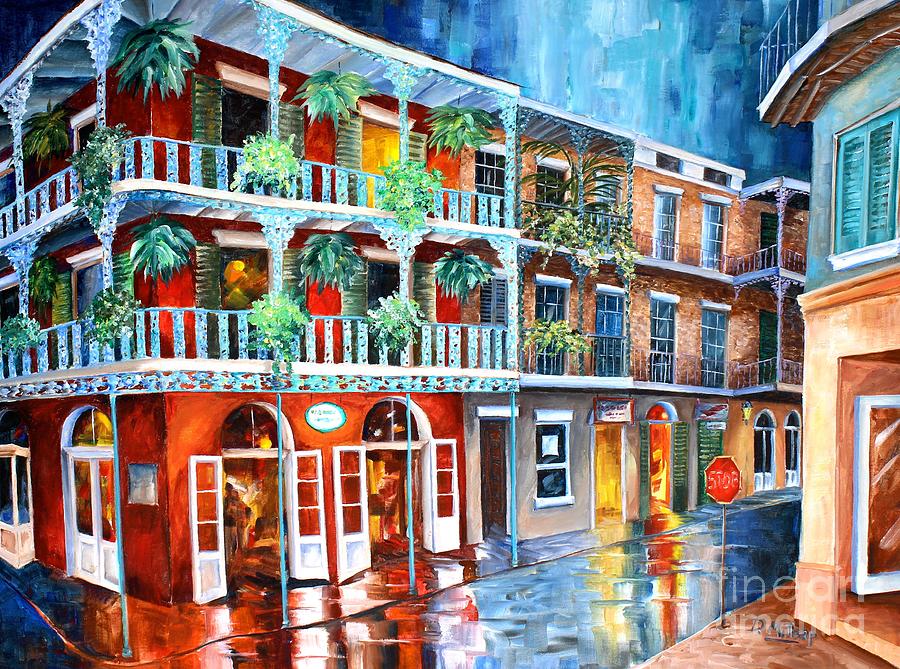 French Quarter Reflections Painting by Diane Millsap