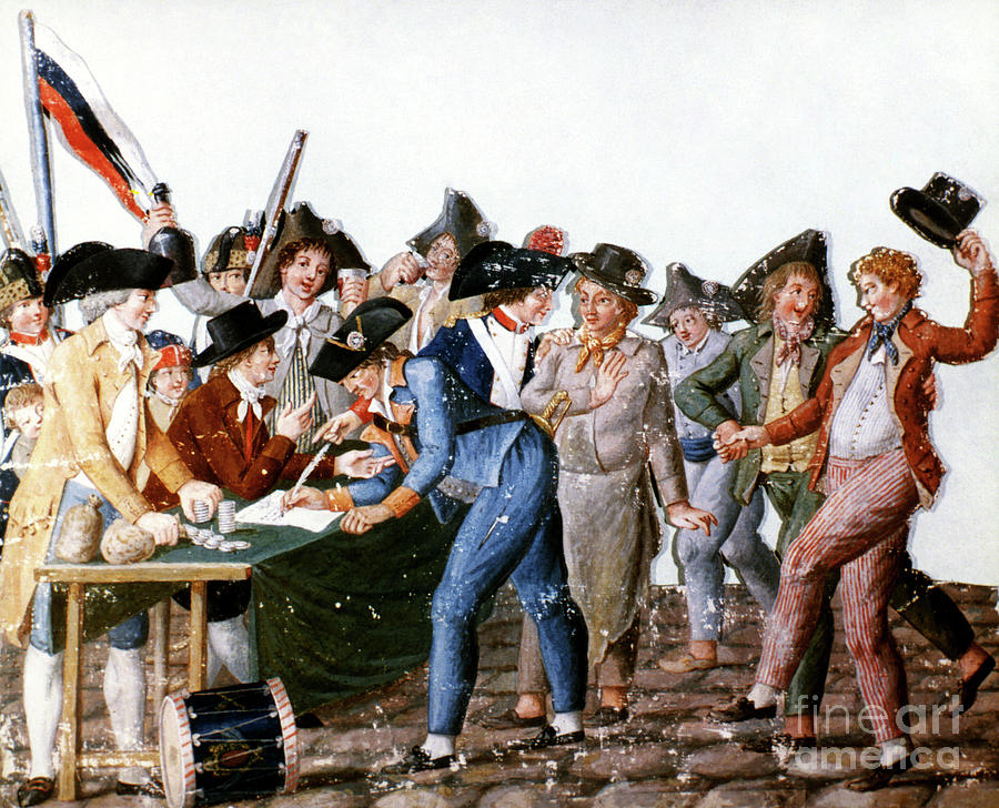 French Revolution, 1793 Painting by Pierre Etienne Le Sueur