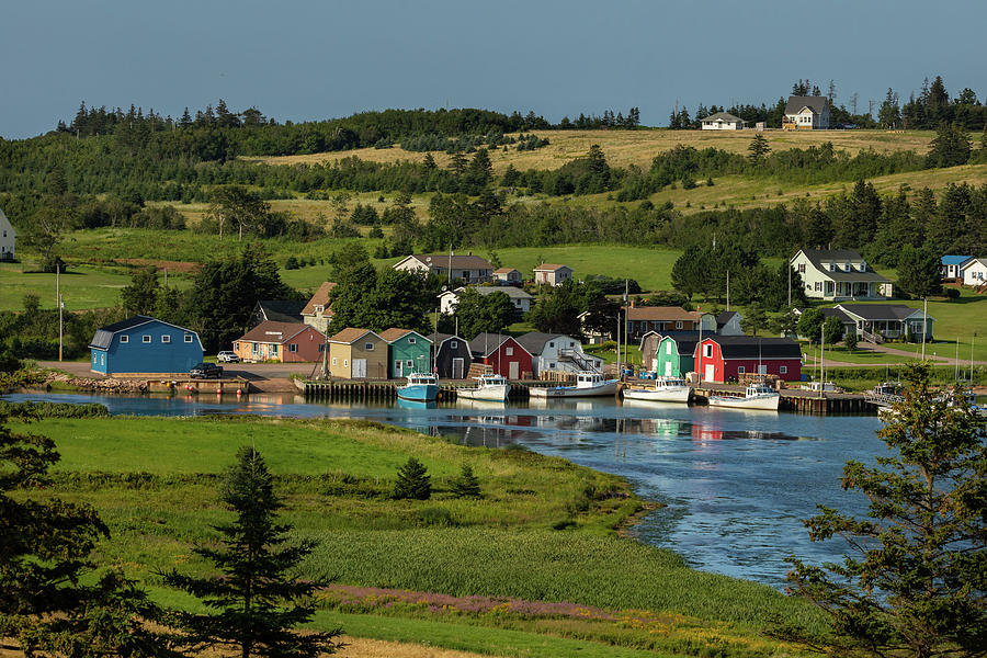 French river fishing village PEI Photograph by Kim Gelissen - Pixels