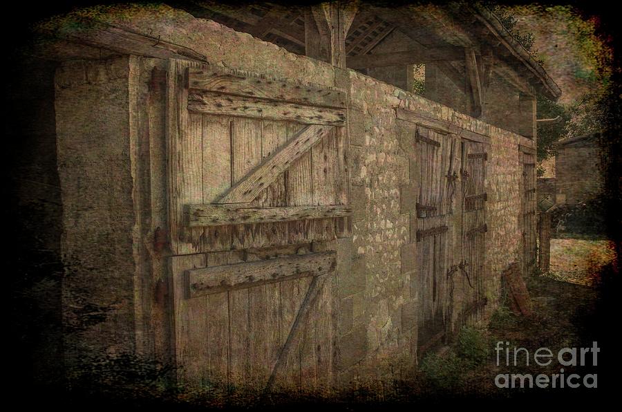 Farm Photograph - French Rustic Barn by Luther Fine Art