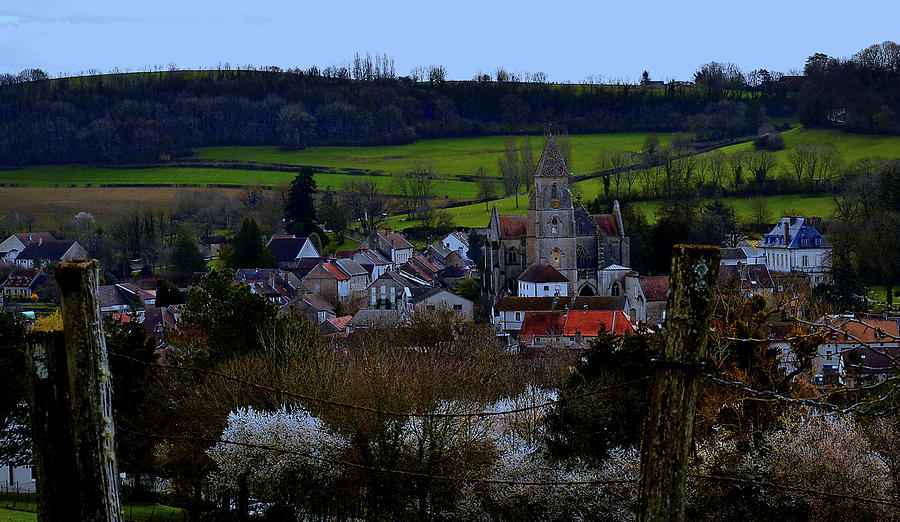French Village in the Lorraine Photograph by Nadalyn Larsen