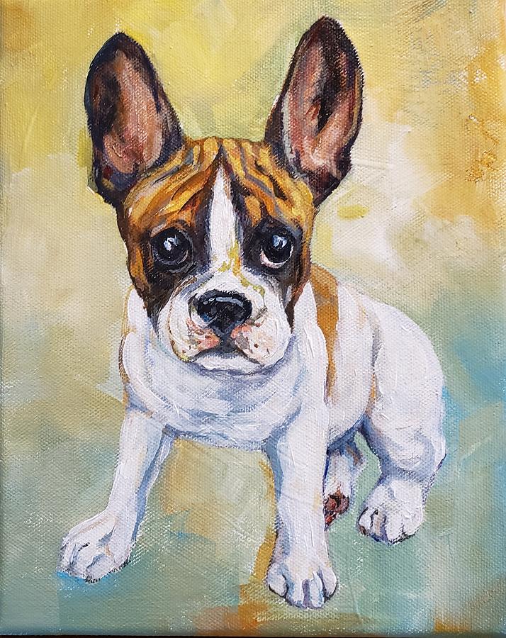 Frenchie Painting by Peggy Wilson - Fine Art America