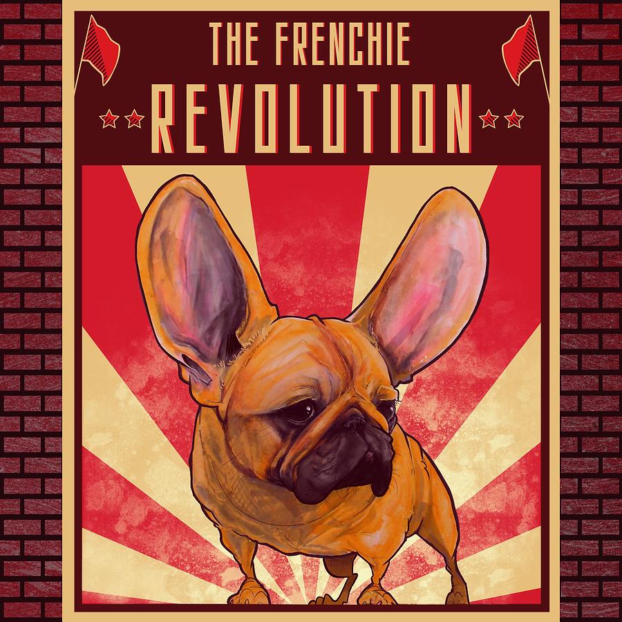 Frenchie Revolution Drawing