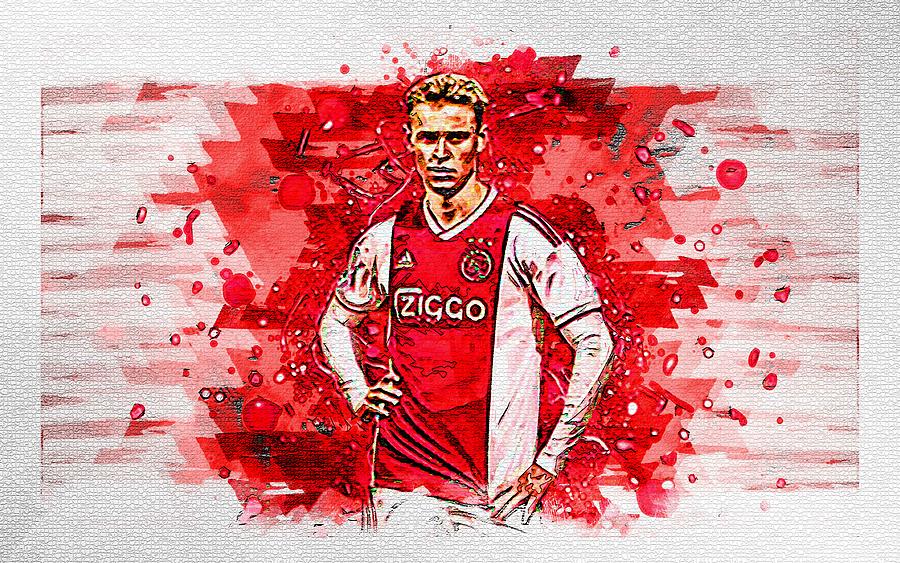 Frenkie De Jong Ajax FC Soccer Dutch Footballers Eivisie Football Afc ...