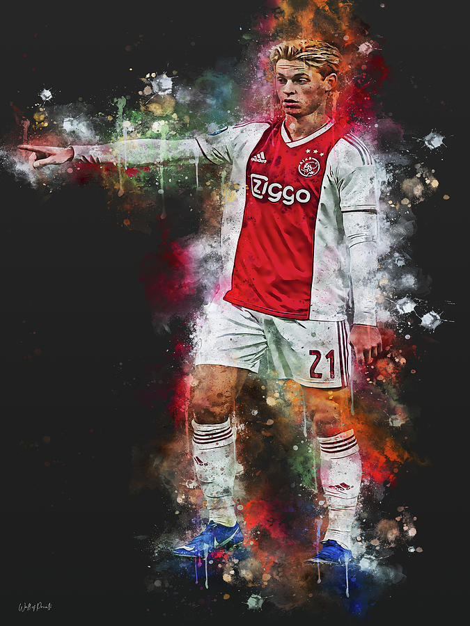 Frenkie de Jong Poster Digital Art by Jelle Veenstra | Fine Art America