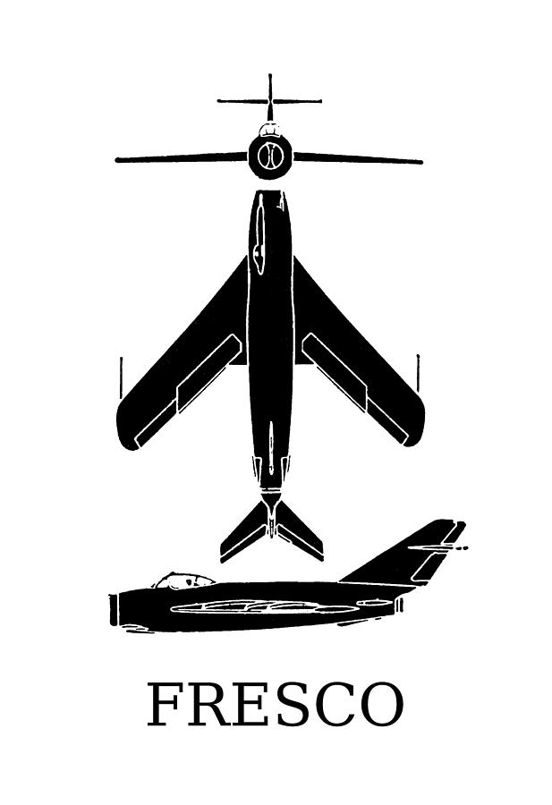 Fresco Fighter Jet Digital Art by Roy Pedersen