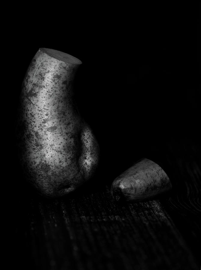 Fresh and healthy pear fruit on a black background Photograph by Michalakis Ppalis