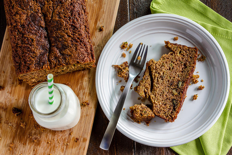 Fresh Baked Zucchini and Cinnamon Bread Photograph by Photography By Teri A. Virbickis