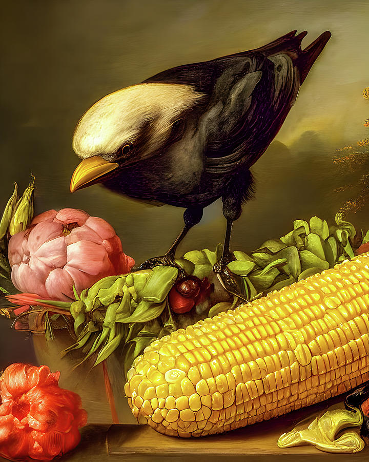 Fresh Corn For The Table Painting by Bob Orsillo