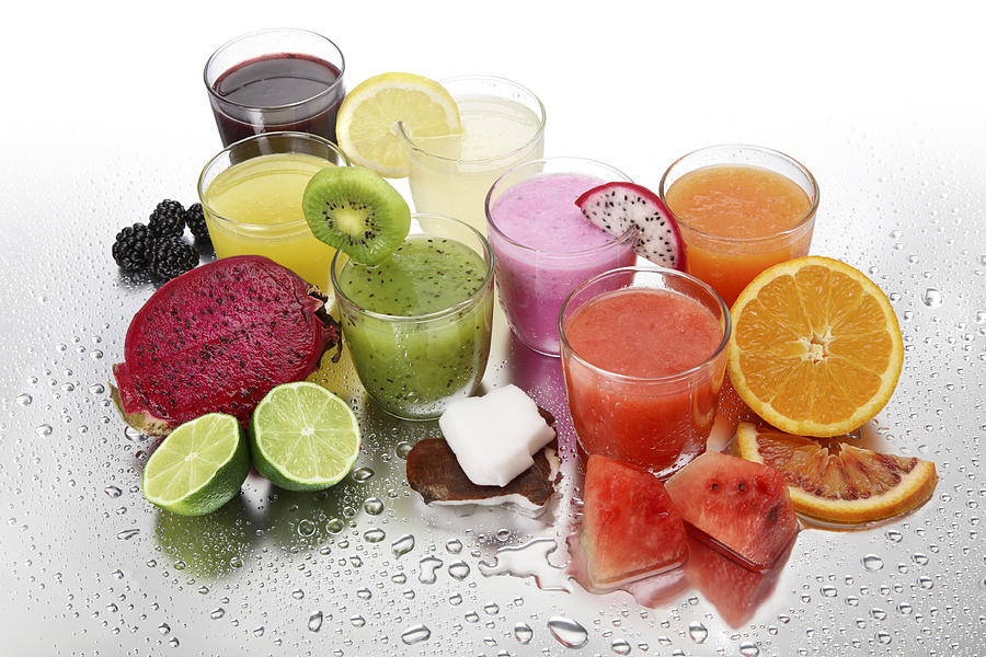 Fresh juices 3. Photograph by Lunanaranja