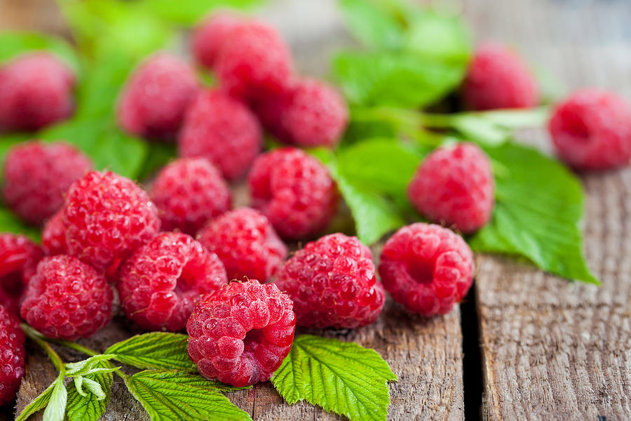Fresh organic ripe raspberry Photograph by Ekaterina Smirnova