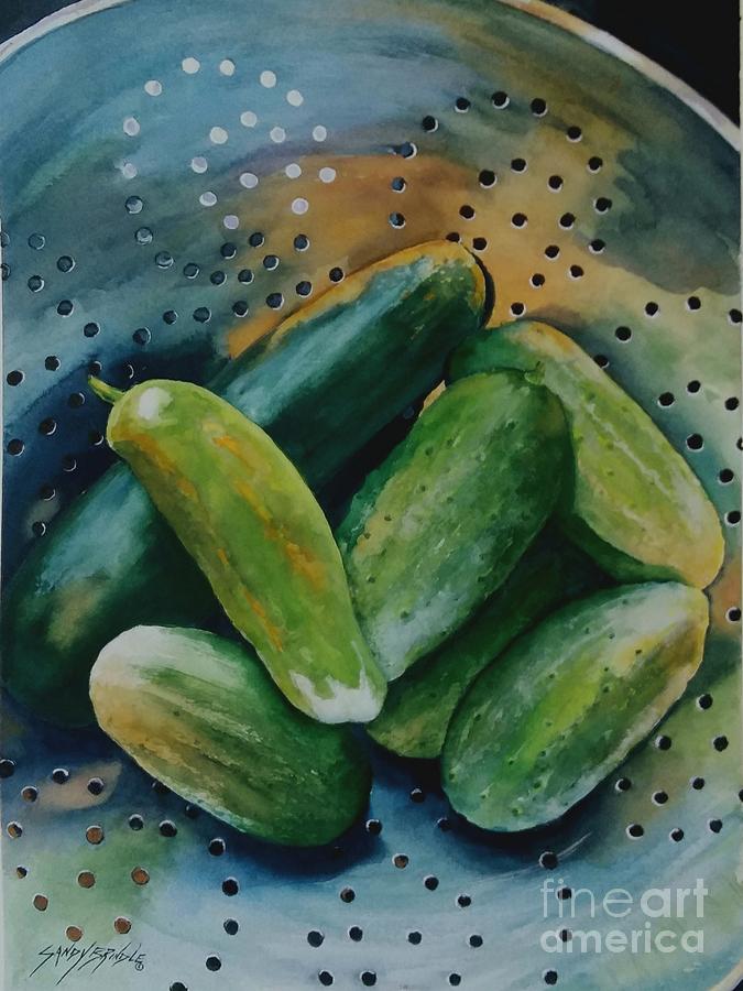 Fresh Picked  Painting by Sandy Brindle