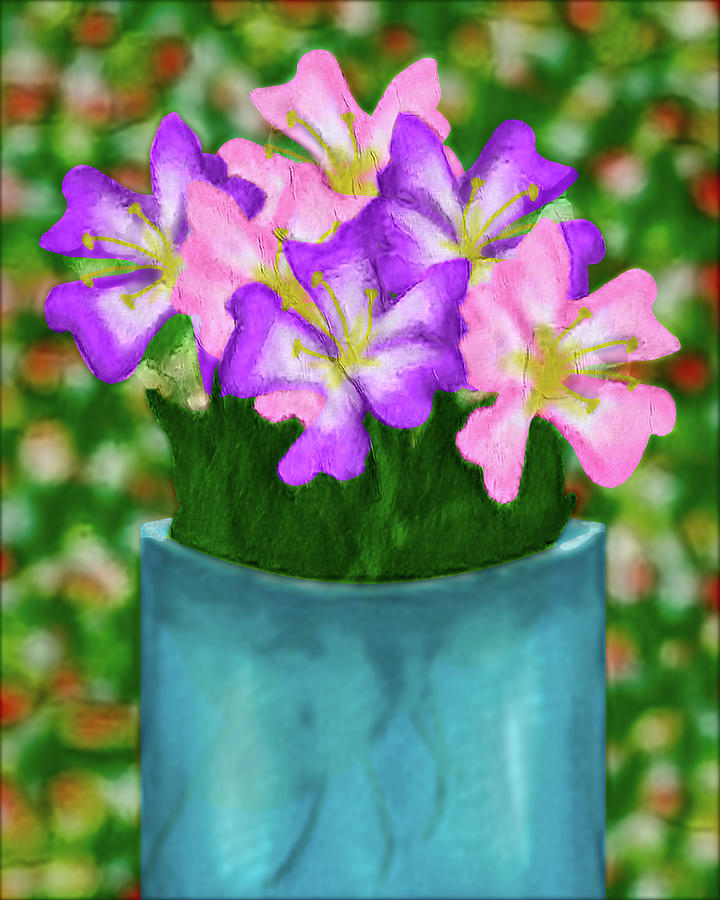 Fresh Picked Wildflower Bouquet Digital Art by Grace Joy Carpenter