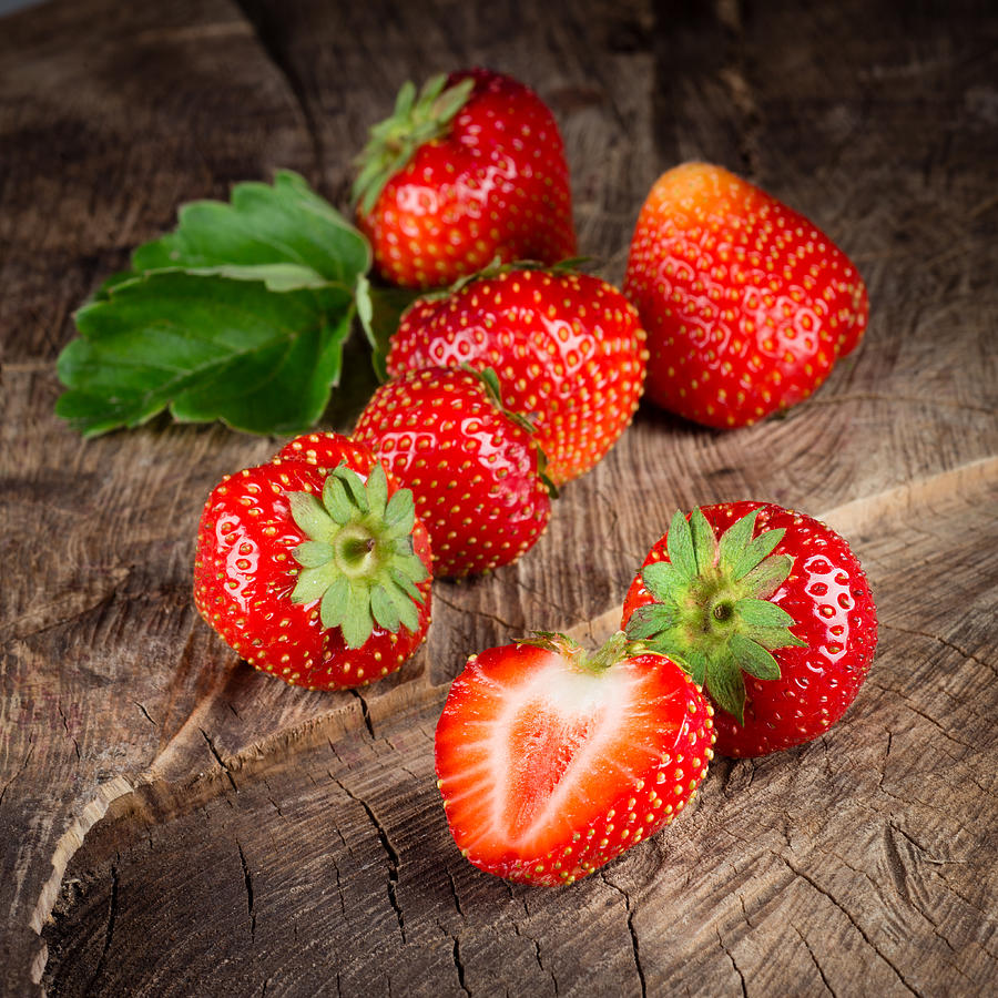 Fresh ripe strawberry. Group of berries Photograph by Tim UR
