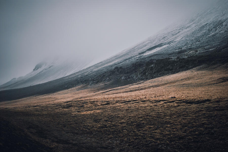 Fresh snow in Iceland Photograph by Karol Majewski
