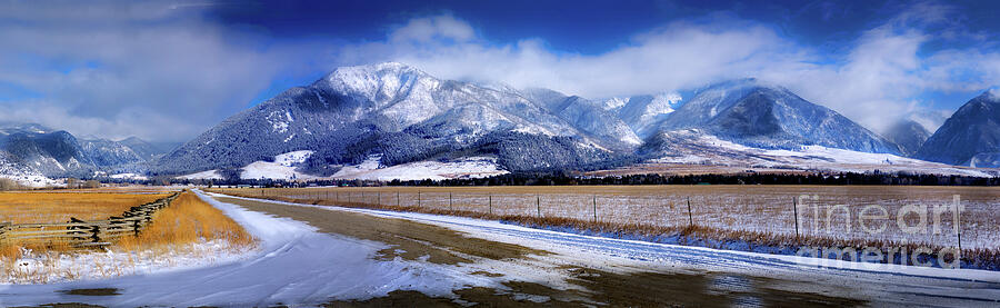 Fresh Snow in Montana Photograph by Kent Gerken - Fine Art America