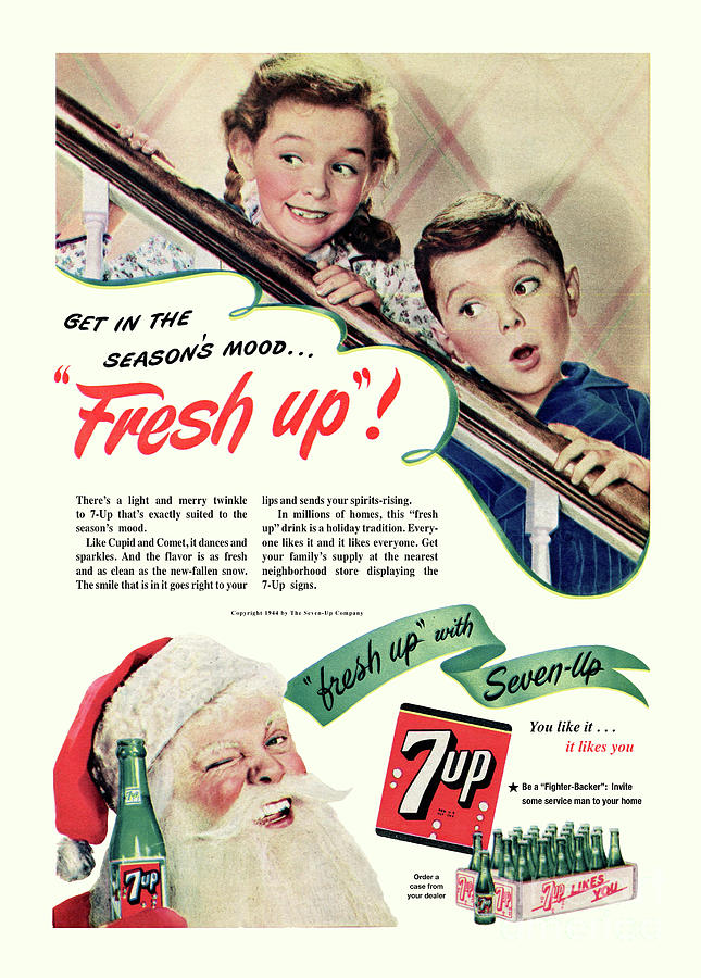 Fresh Up With Seven UP Photograph by Ron Long