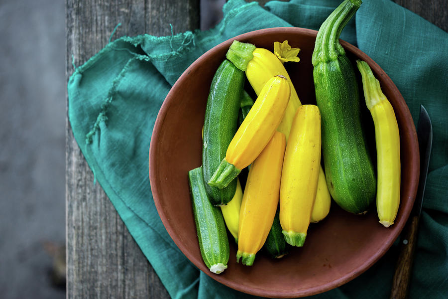 Fresh zucchini Photograph by Iuliia Malivanchuk