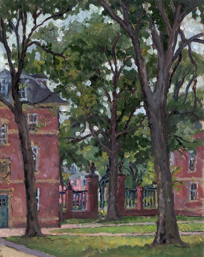 Freshman Quad/Williams College Landscape Painting Painting by Thor Wickstrom